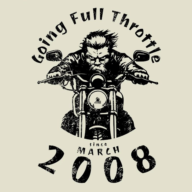 18. Geburtstag Going Full Throttle Since 03/2008