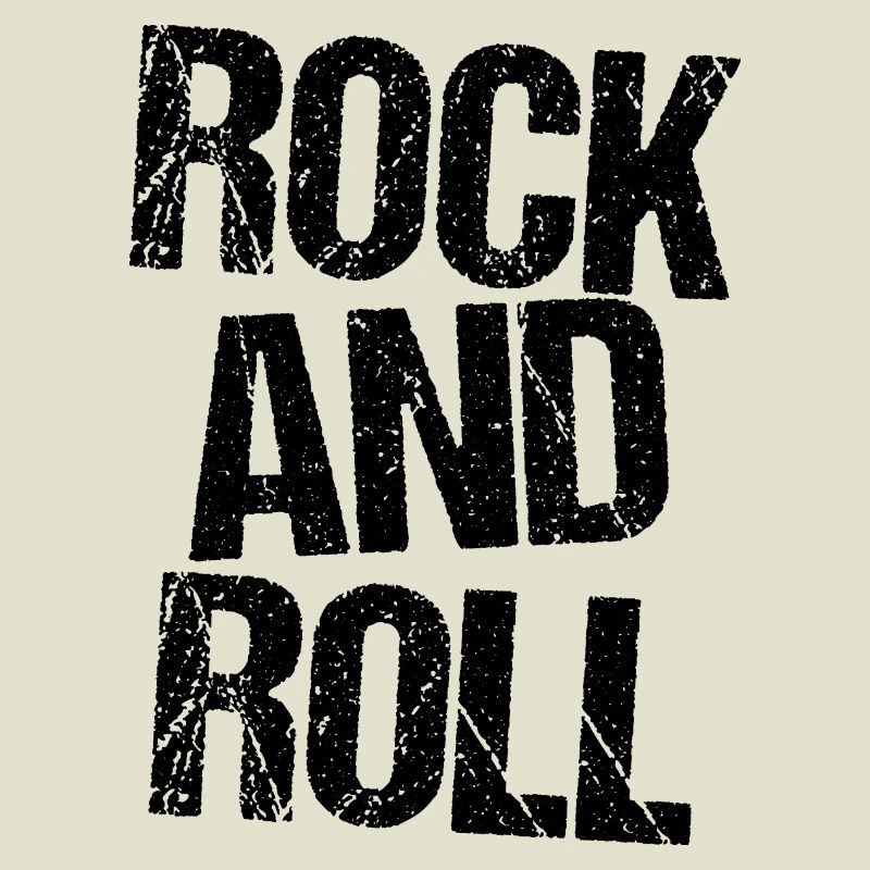 Conception typographique en dégradation rock and roll