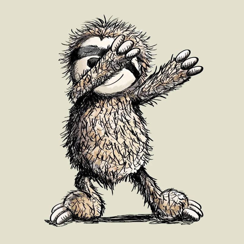 Dabbing Sloth - Dab Dance - Sloths
