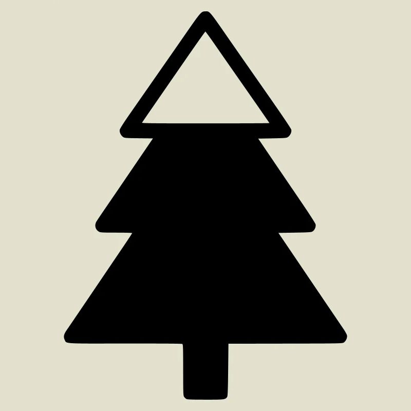 Fir Tree Forest Silhouette