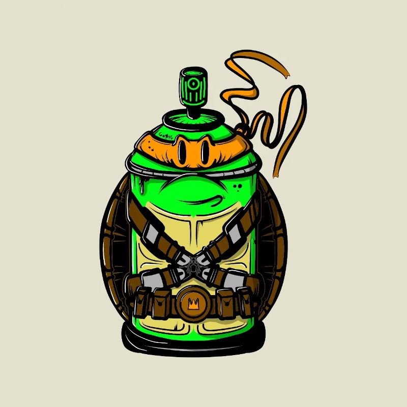 Tenue Grenade à pulvérisation vert fluo