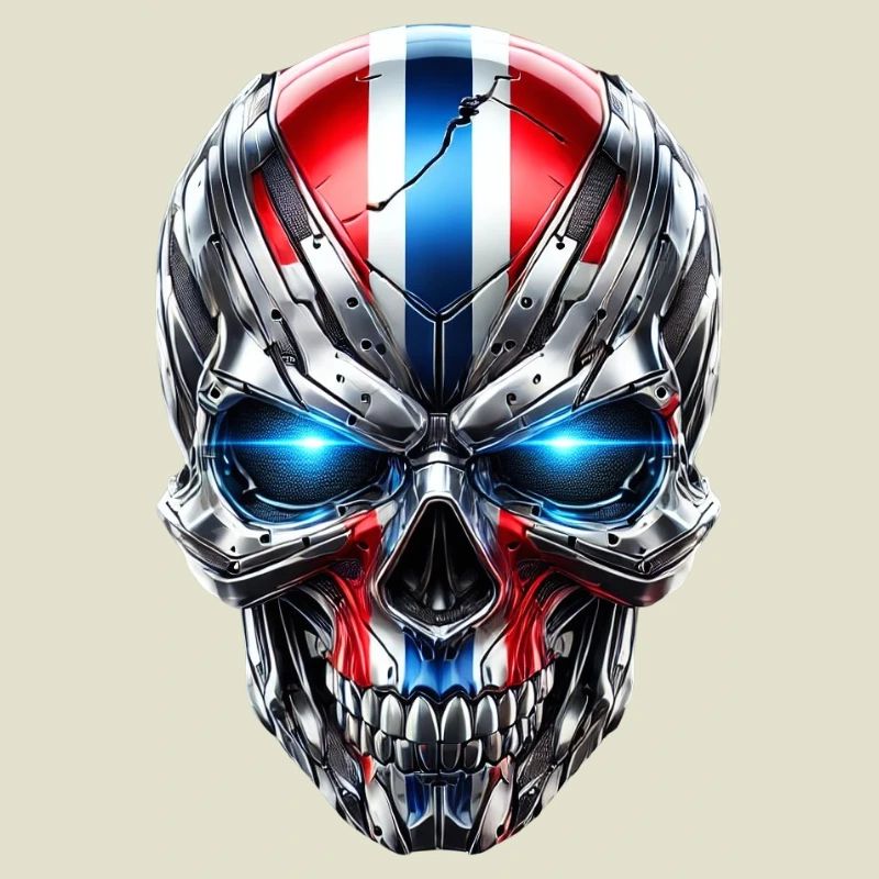 Couleurs du drapeau du Cyber Skull