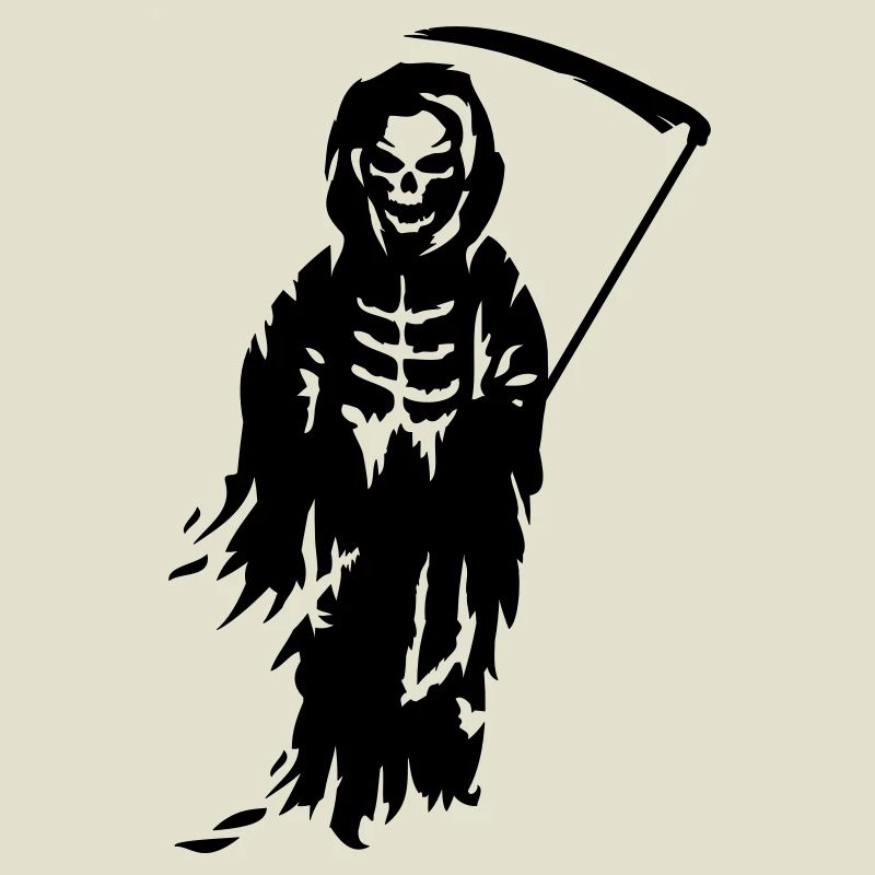 Ein Sensenmann -Der Tod mit einer Sense