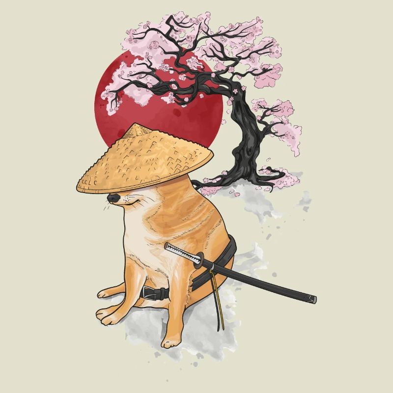 samouraïs cheems