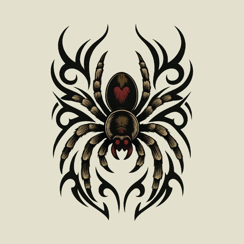 Fancy Tribal Spider