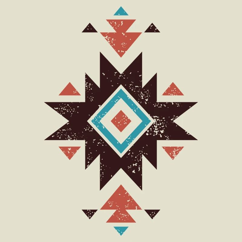 Boho-Diamant-Emblem