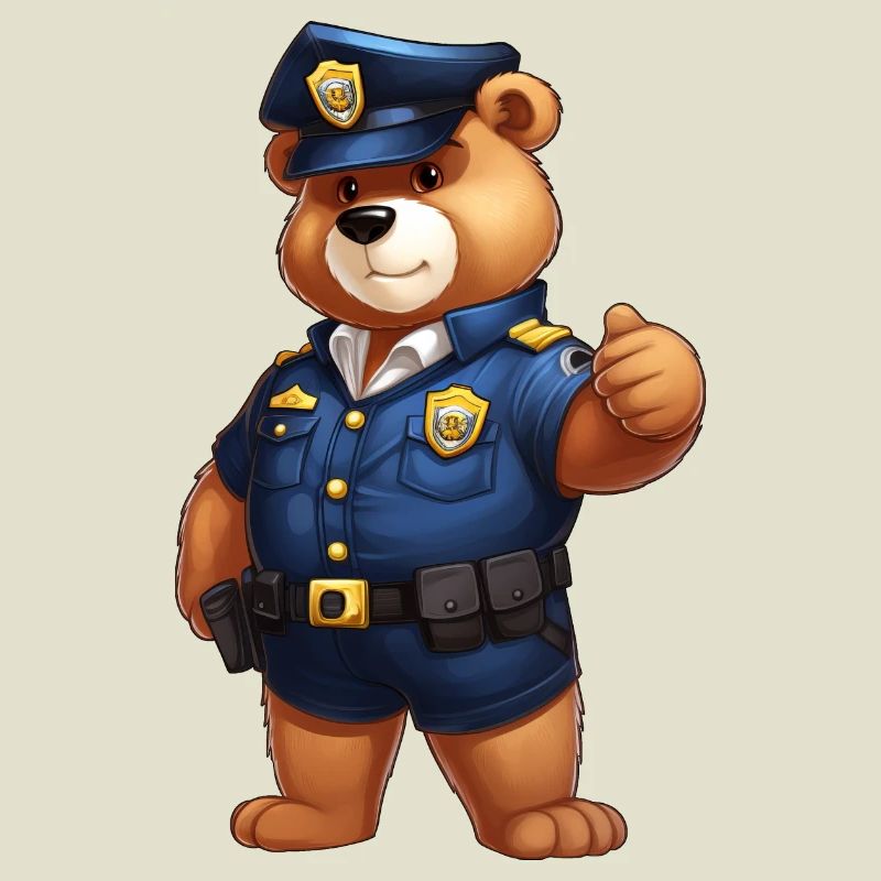 Bärchen Polizei