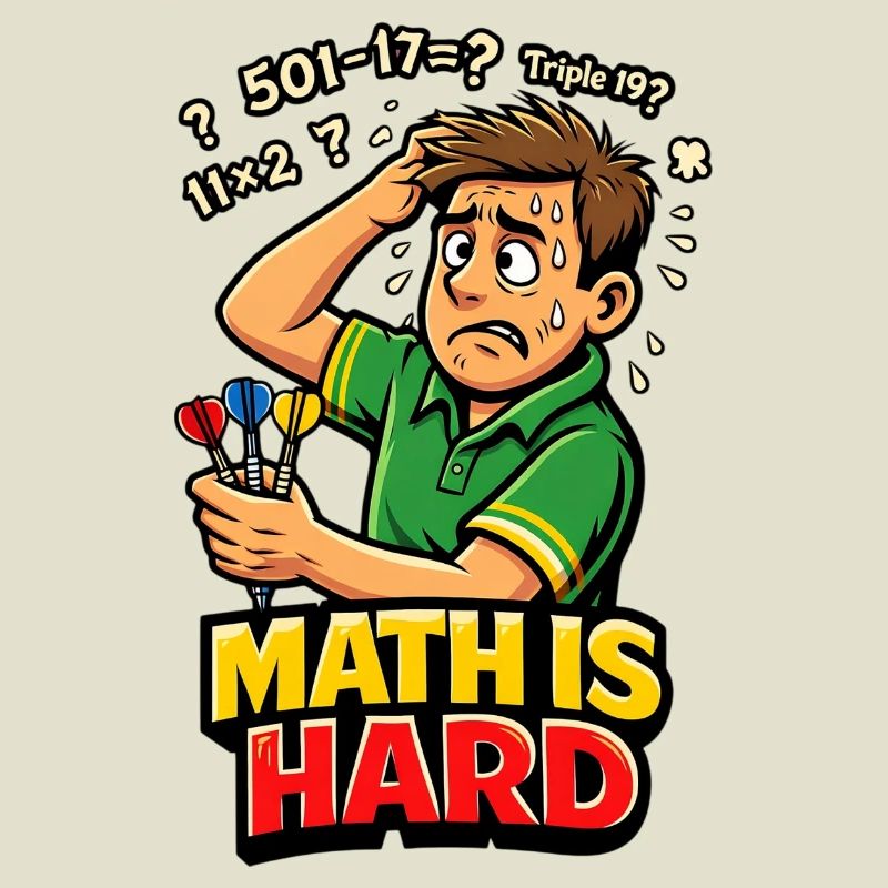 Les maths, c’est des fléchettes difficiles