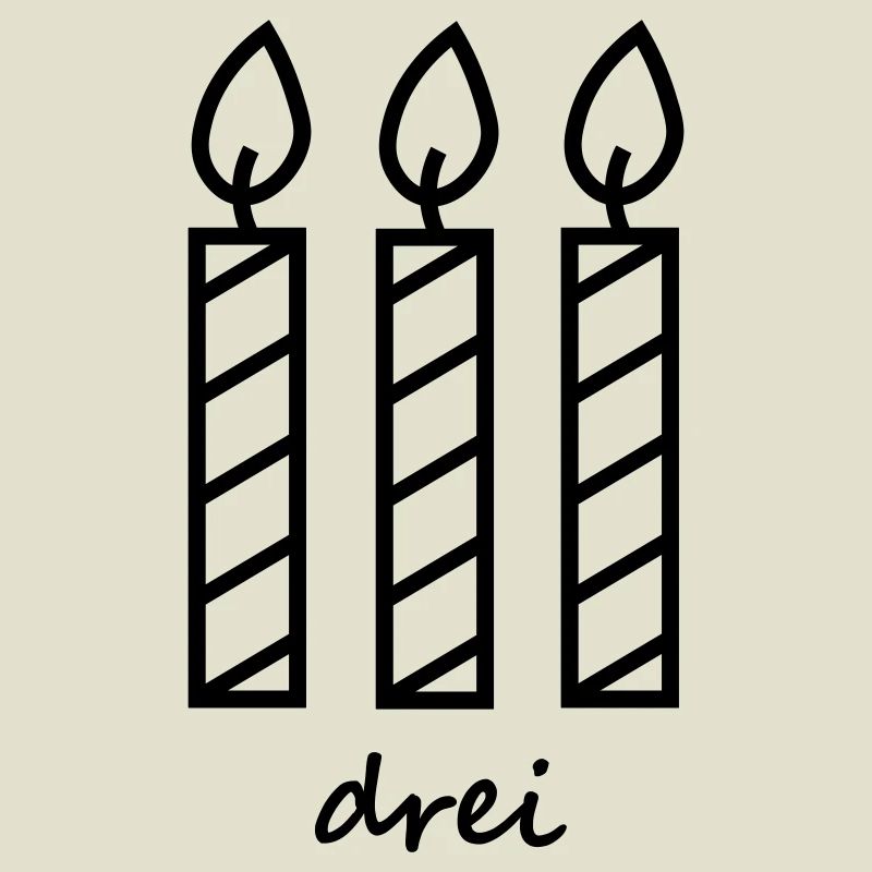 Birthday Three Candles