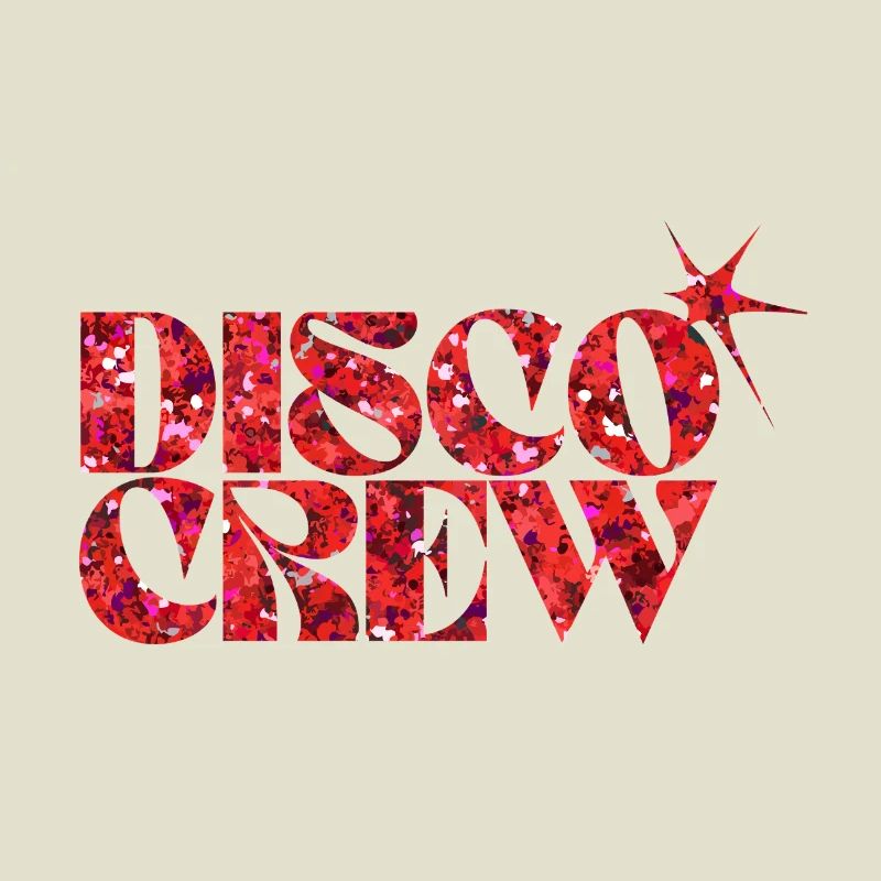 Disco Crew Red Neon Splash