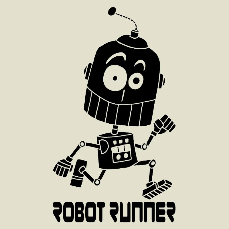 Black Robot Runner
