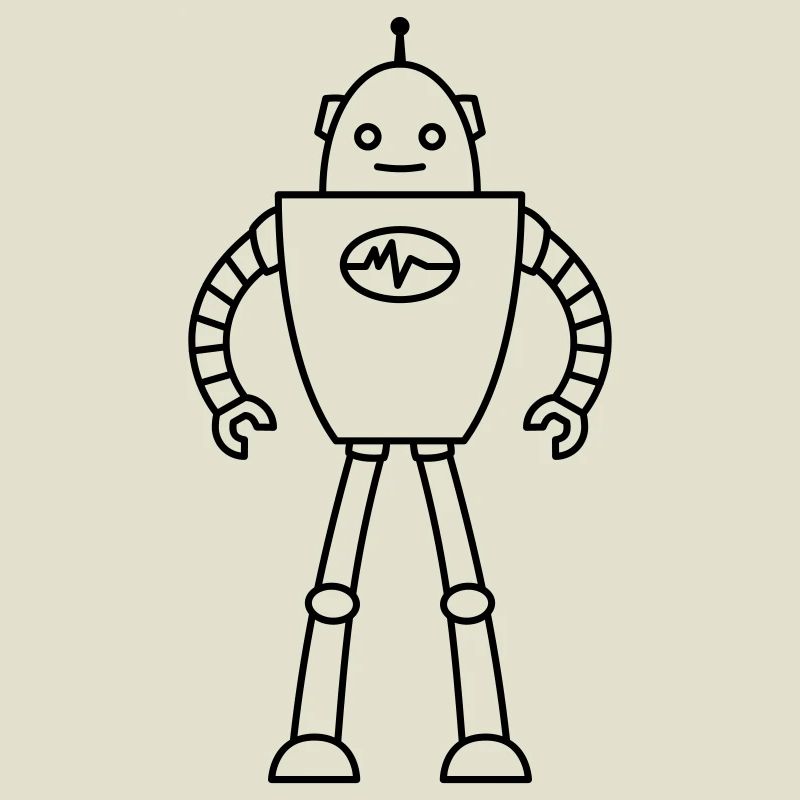 Robots from the Future – AI Sci-Fi Nerd Shirt