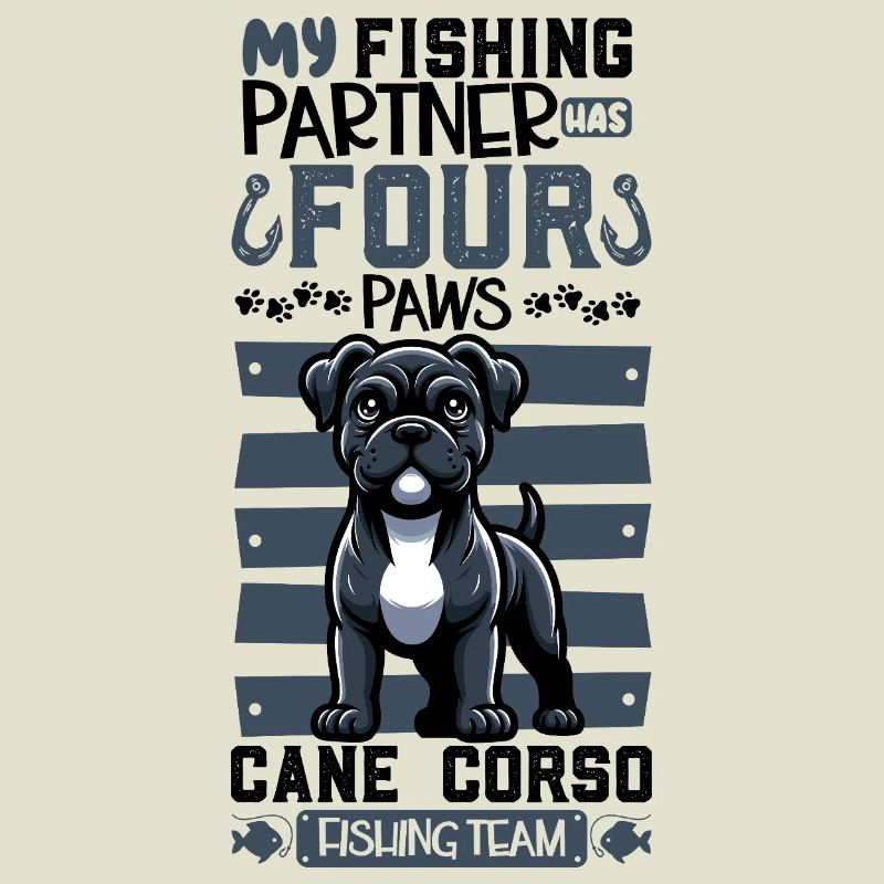 Pêche et Cane Corso