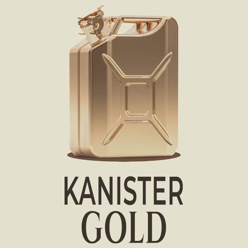 Kanister Gold Spritpreis Humor Design