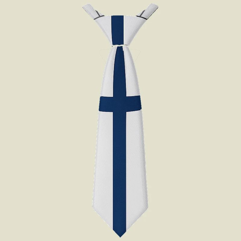 Cravate Finlande – Conception du drapeau