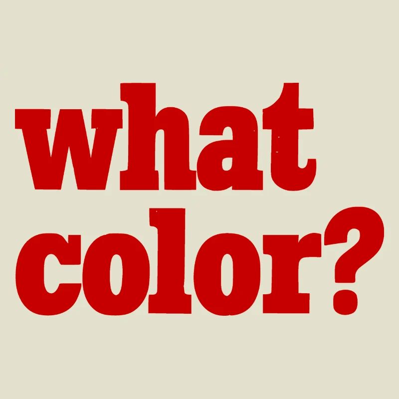 What Color - Red 2