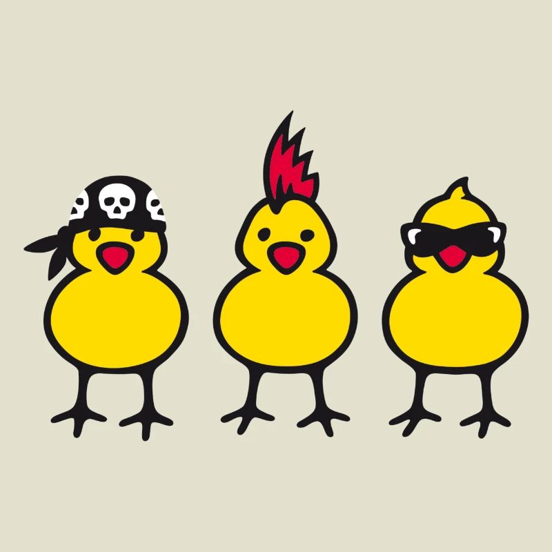 Three Chicks