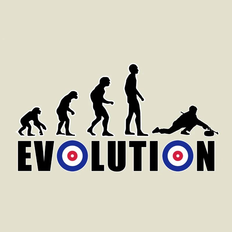 EVOLUTION CURLING Eisstockschießen Geschenk Winter