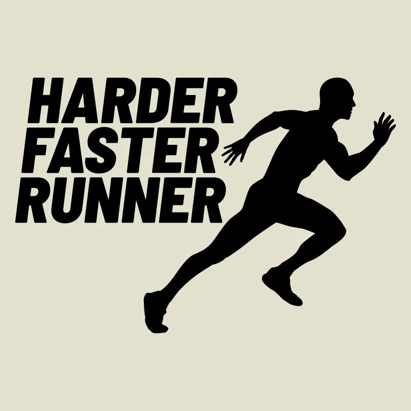 coureur plus dur et plus rapide
