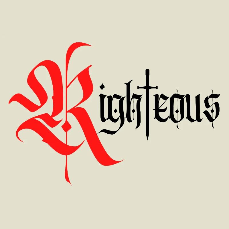 Gothic Righteous Design with Sword