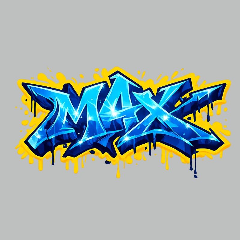 GRAFFITI NAME MAX FOR  PERFECT GIFT PRINTABLE 