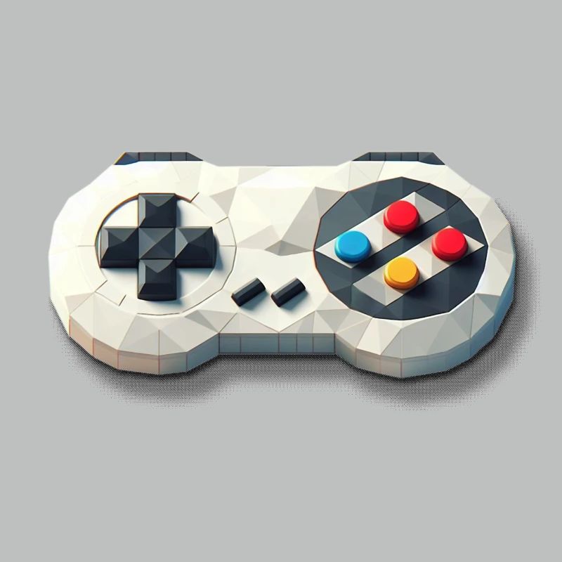 Retro Gaming - 16bit Controller for Video Games