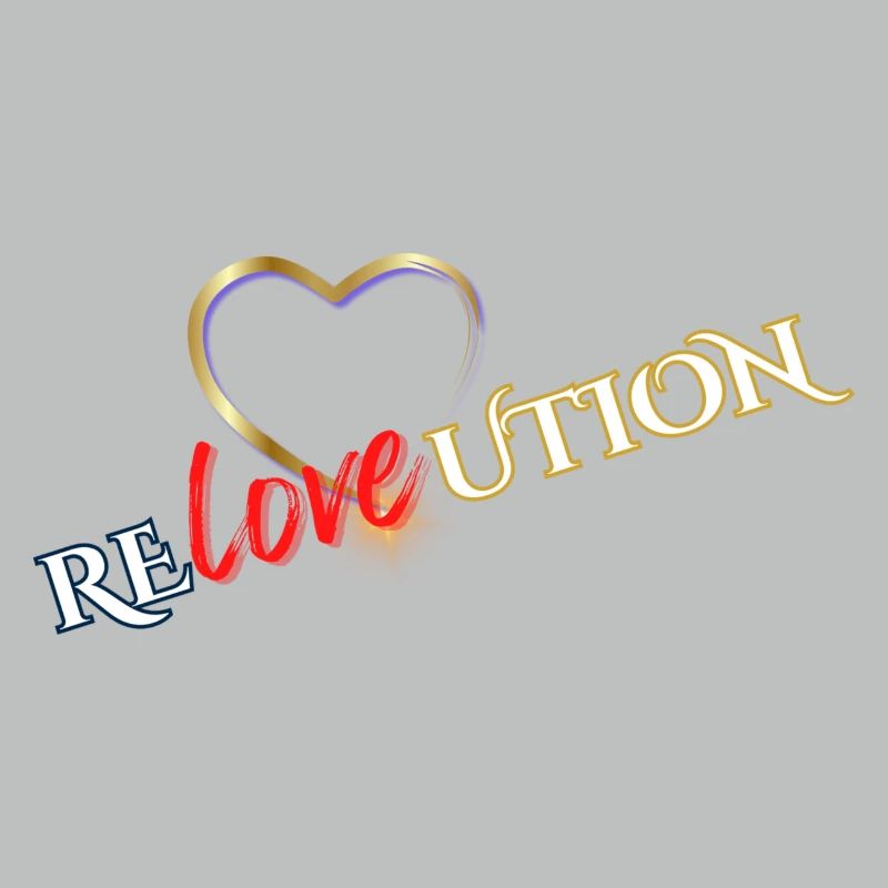 Liebevolution Coeur Rose Typo