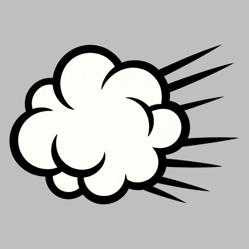 Wolkenbruch Karikatur