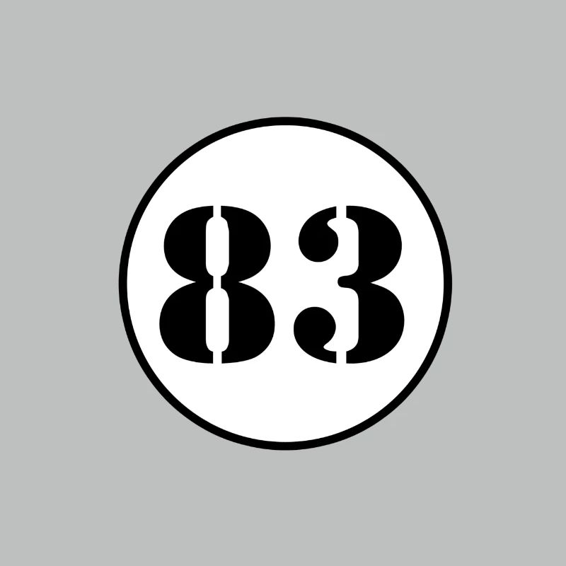 NUMBER 83 eighty three birthday gift