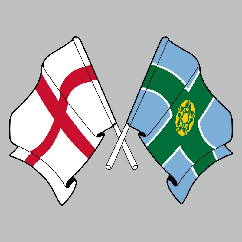 Drapeaux Derbyshire x Angleterre