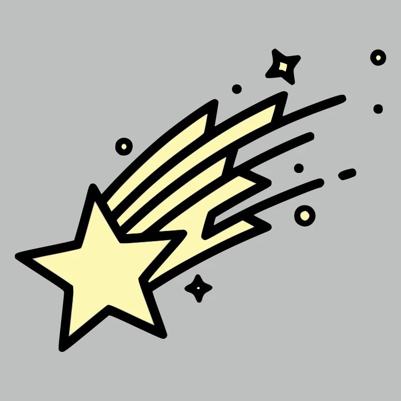 Shooting Star Comet Comic