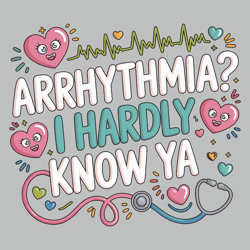 Cardiac Tech Arrhythmia I Hardly Know Ya Echo Tech