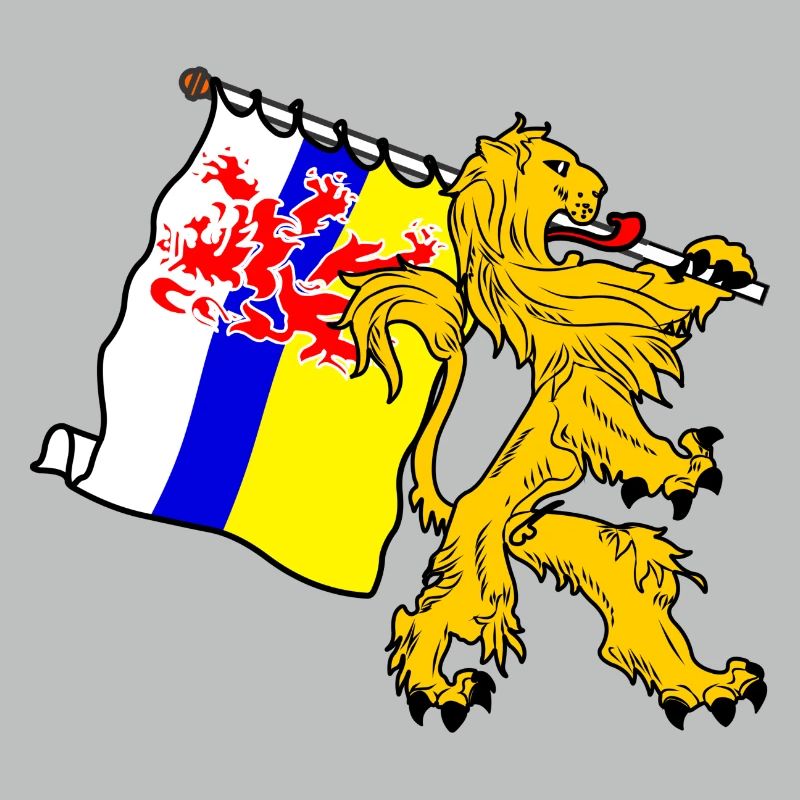 Lion avec drapeau Limbourg le drapeau limbourg