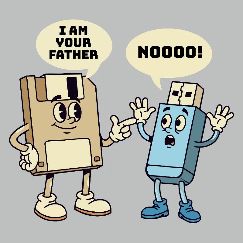 I Am Your Father Floppy Disk Tech Humor