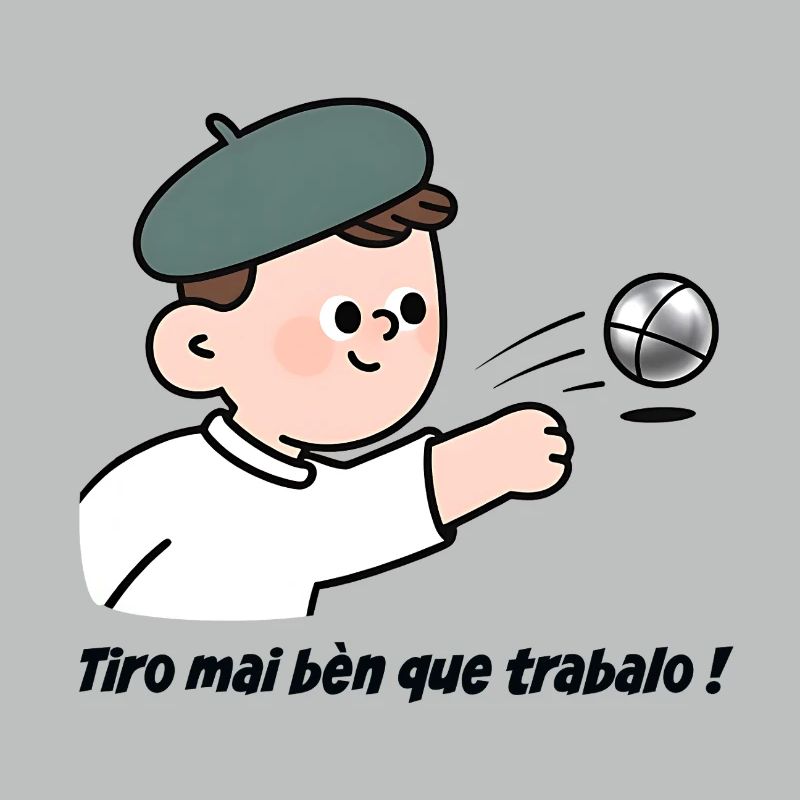 As a pétanque player, I shoot better than I work
