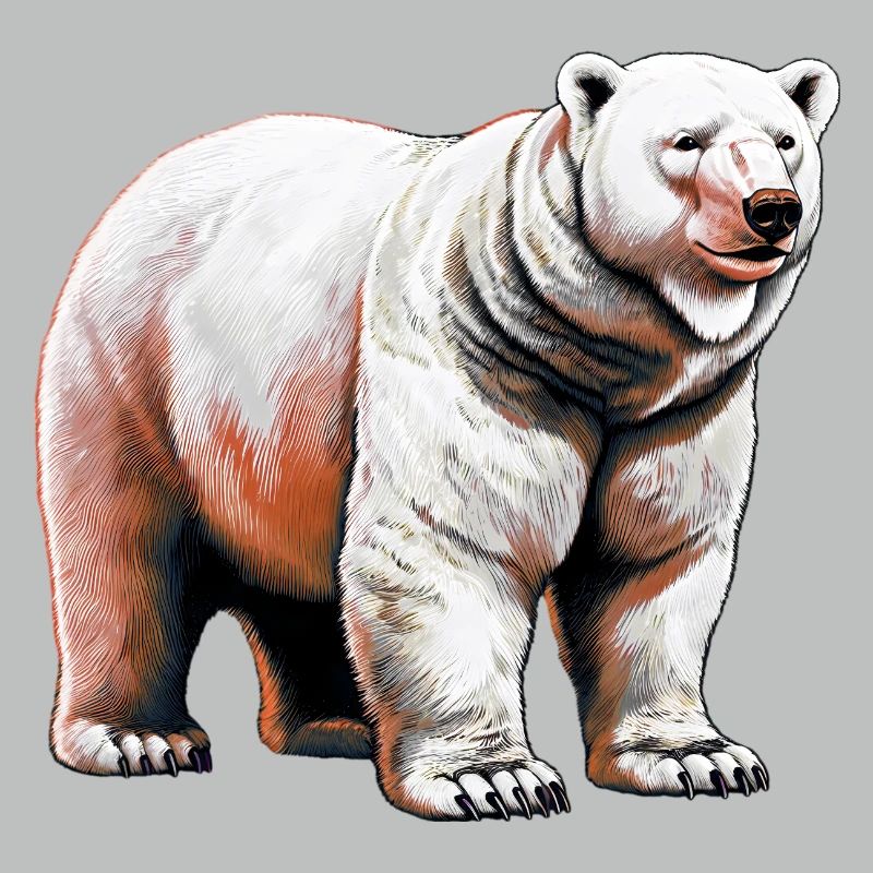 White polar bear