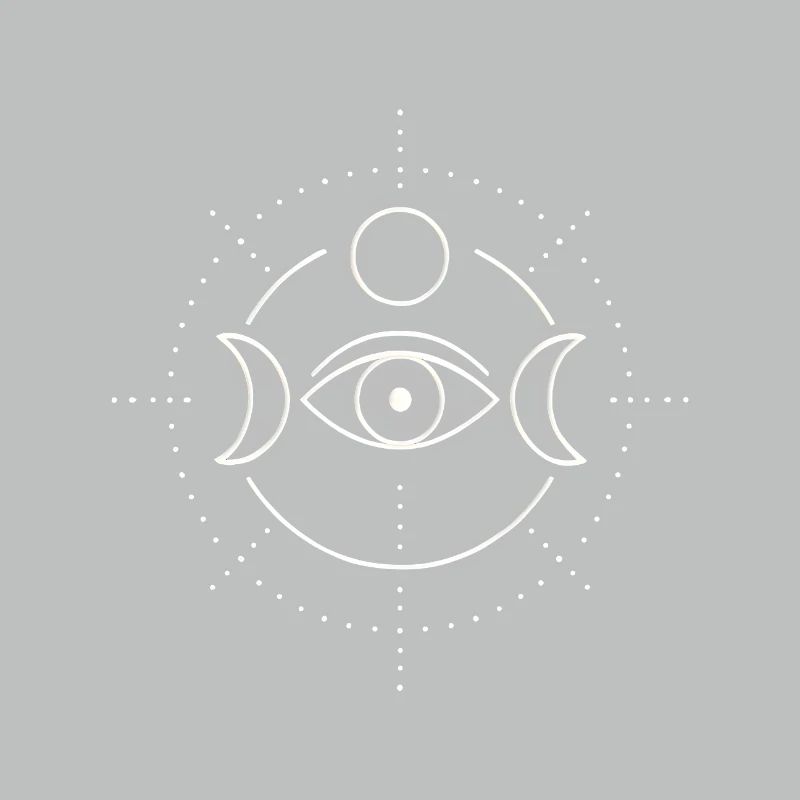 Moon Phase Eye Mandala
