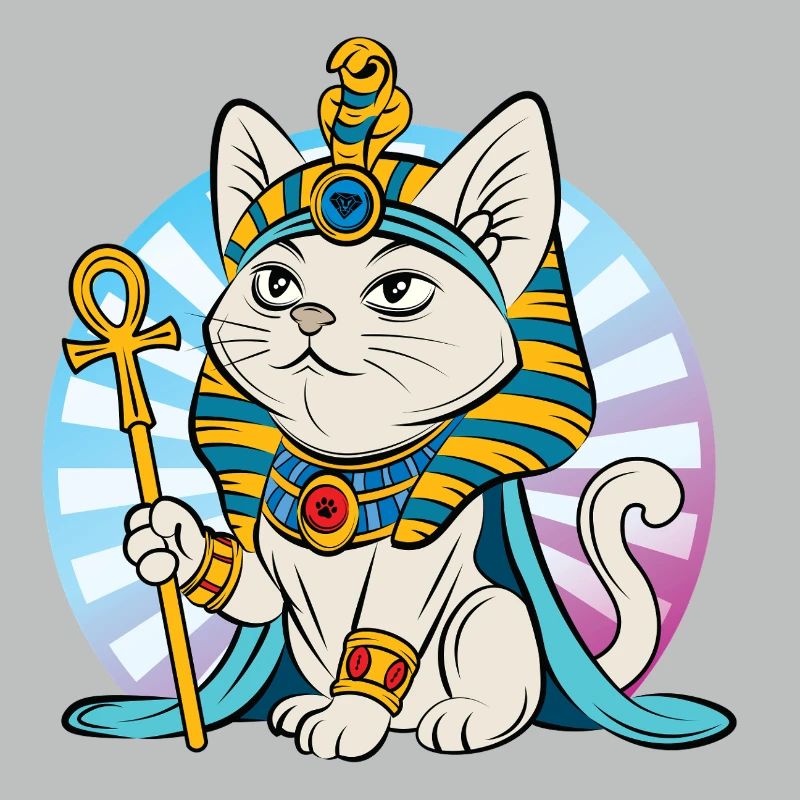 Chat pharaon égyptien