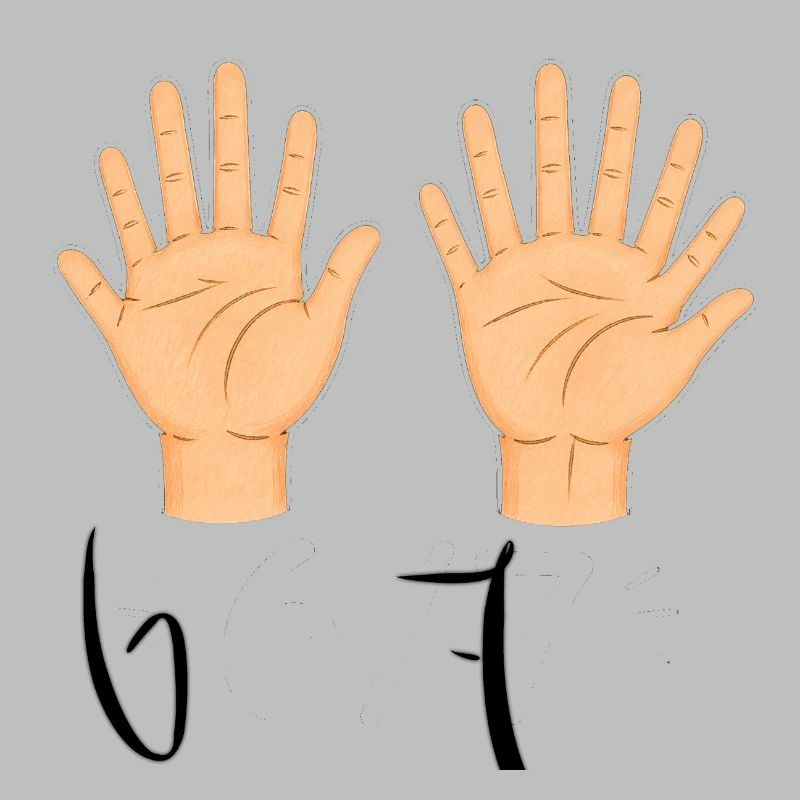 Double Open Hands Illustration