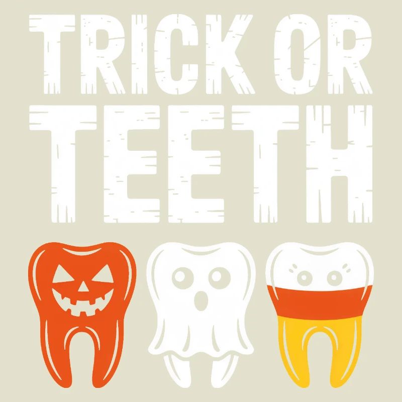 Trick oder Teeth Halloween-Trio