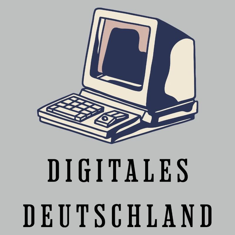80s Style Retro Computer Digital Germany