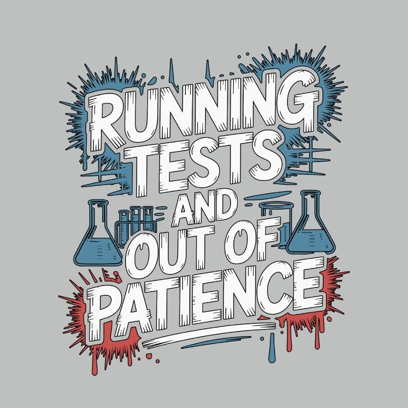 Lab Technician Running Tests And Laboratory Work