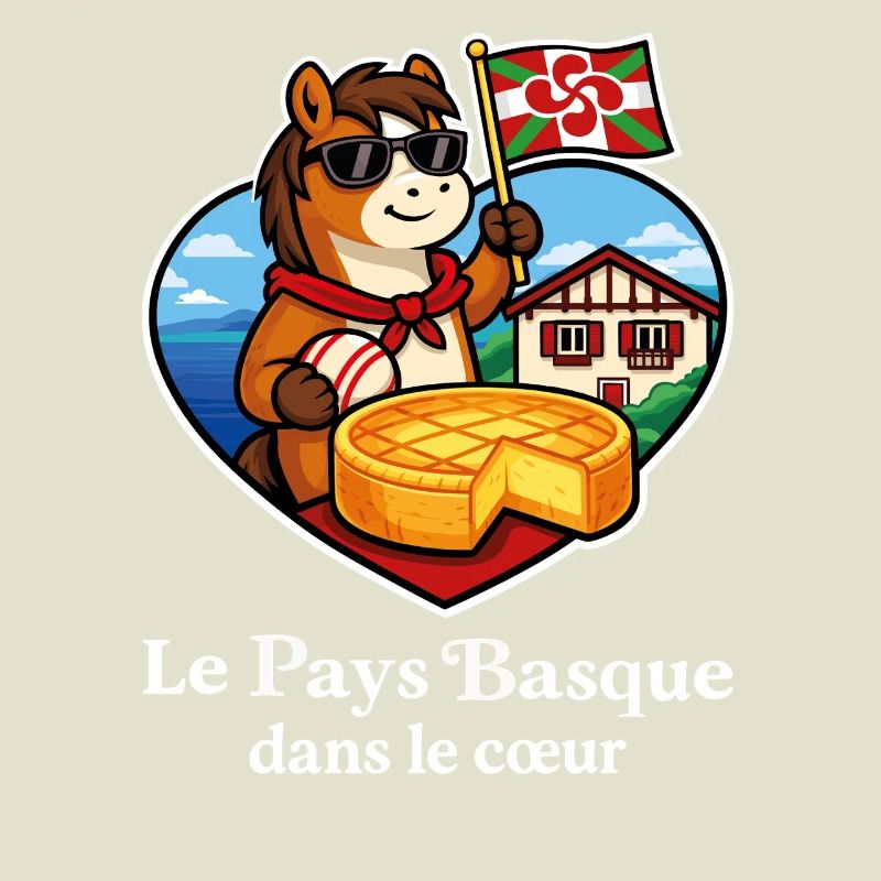 Pays Basque dans le Cœur Pottok Gâteau Basque