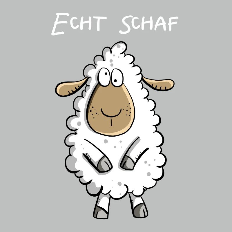 Echt Schaf I Cooles Schäfchen Comic Geschenk Fun