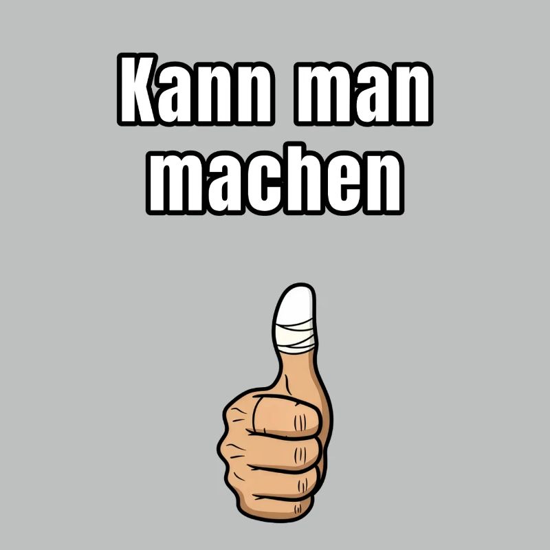 You can do it – Ironic thumb