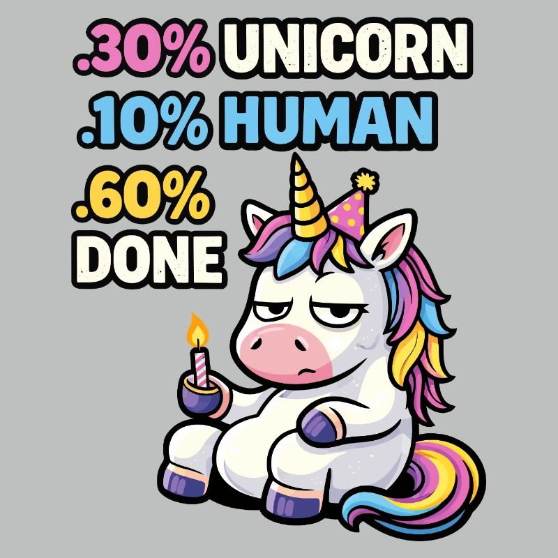 Einhorn-Burnout-Geburtstags-Meme