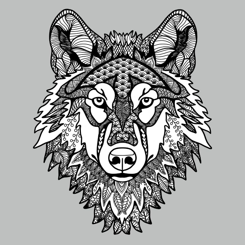 Mandala Wolf