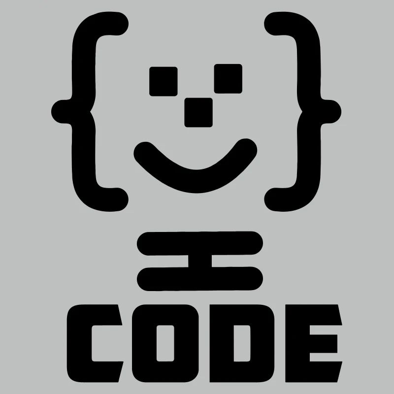 Main programmer code logo with text CODE