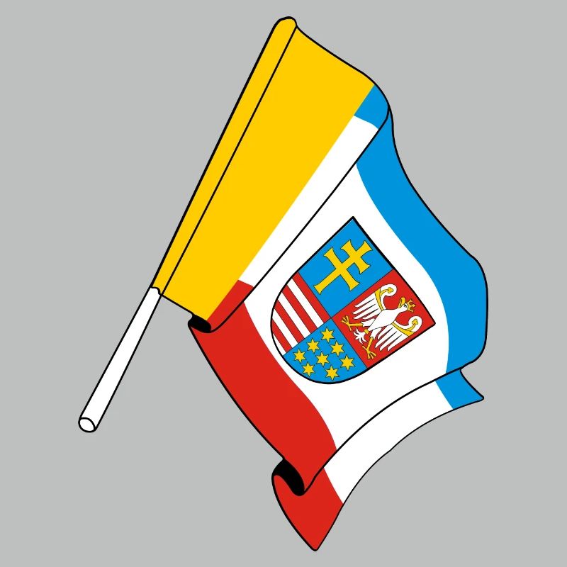 Drapeau Sainte-Croix Pologne