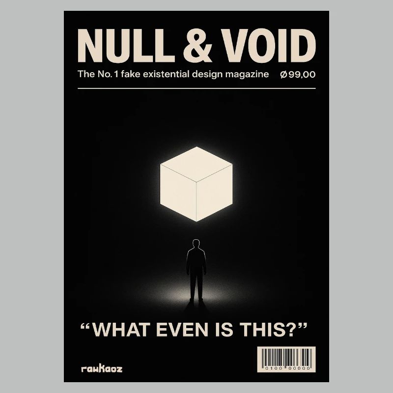 Existence Cube Zero Emptiness What Is It Anyway